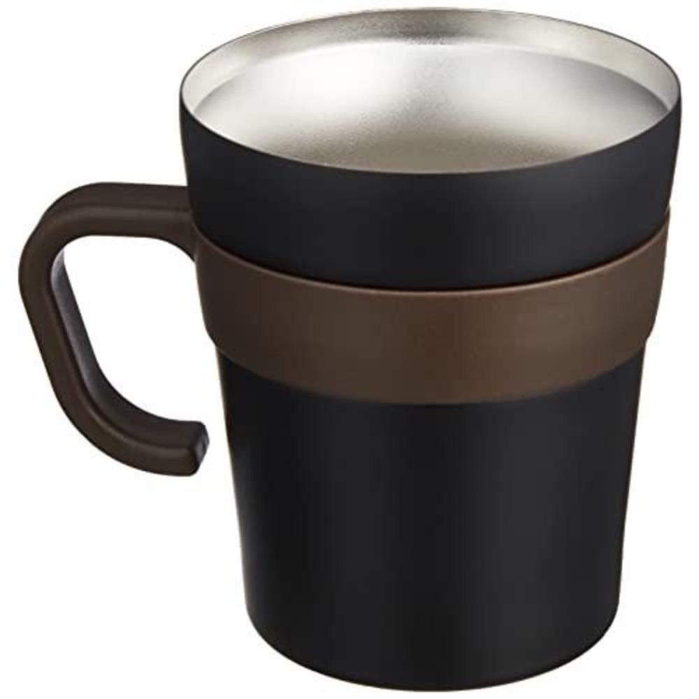 cococafe不銹鋼真空保溫杯 | 250ML | 黑色 | 日本KAKUSEE | CC-15